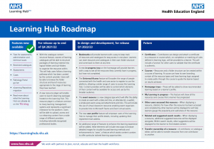 Learning Hub Roadmap - TEL Blog